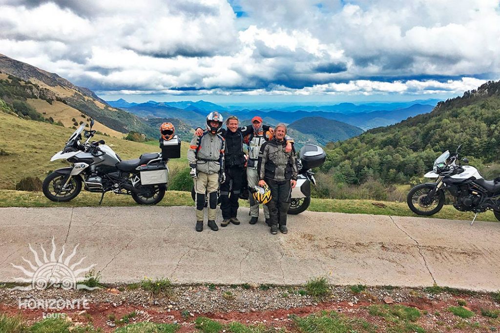 Pyrenäen Motorradtour in Europa durch Spanien und Frankreich