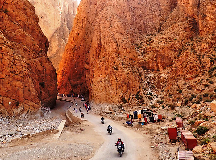 Marokko Motorradtour Todra