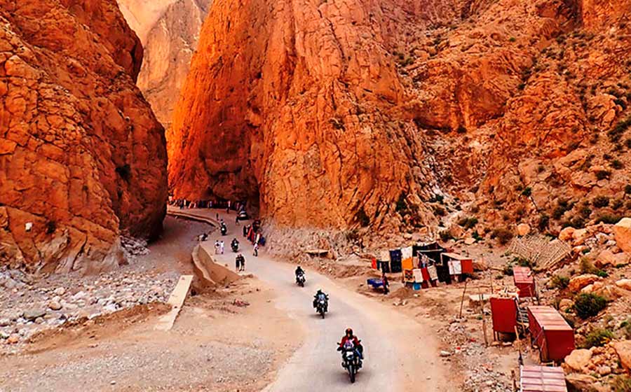 morocco motorcycle tour Todra