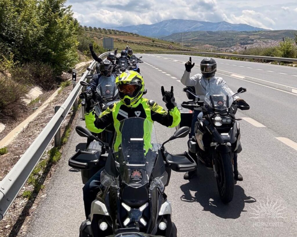 Andalusia motorcycle tour riders